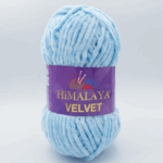 Пряжа Himalaya Velvet 90006 (нежно голубой)