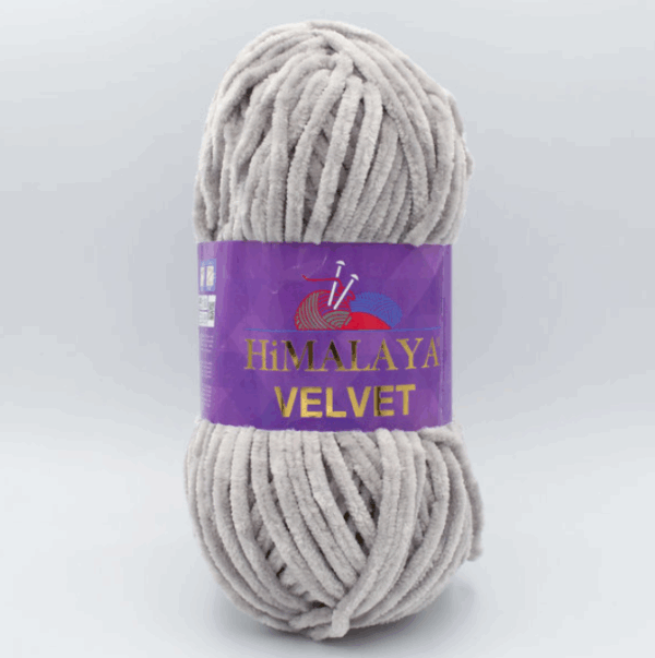 Пряжа Himalaya Velvet 90057 (серый)