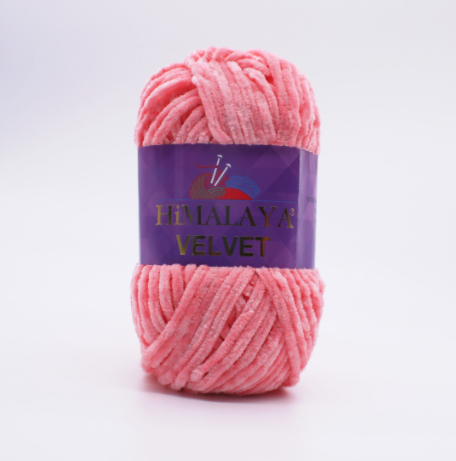 Пряжа Himalaya Velvet 90046 (лососевый)