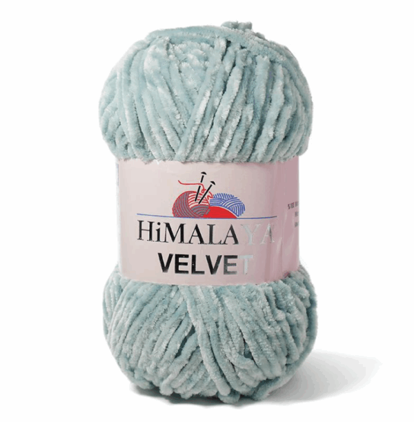 Пряжа Himalaya Velvet 90047 (шалфей)