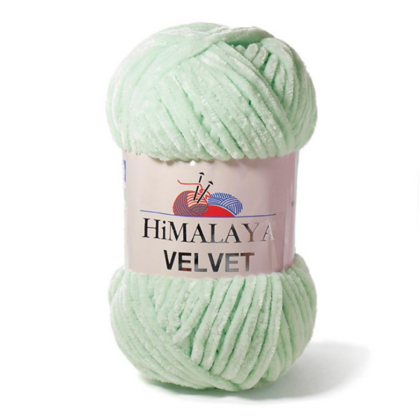 Пряжа Himalaya Velvet 90007 (мята)