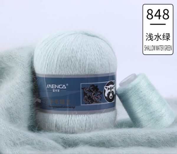 Пух норки (синяя этикетка) 848 (водяная зелень)