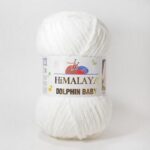 Пряжа Himalaya Dolphin Baby 80363 (сливочный)