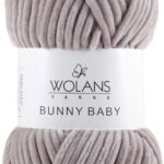 Пряжа Wolans Bunny baby 33 (серый)