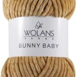 Пряжа Wolans Bunny baby 18 (светло-коричневый)