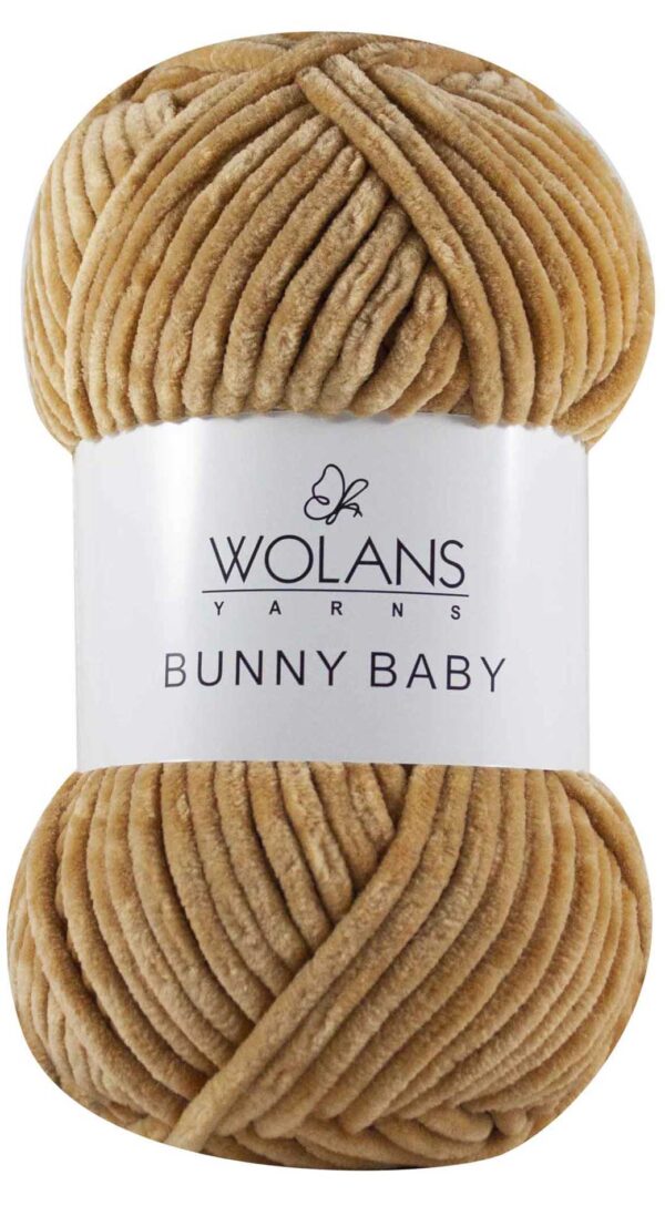 Пряжа Wolans Bunny baby 18 (светло-коричневый)