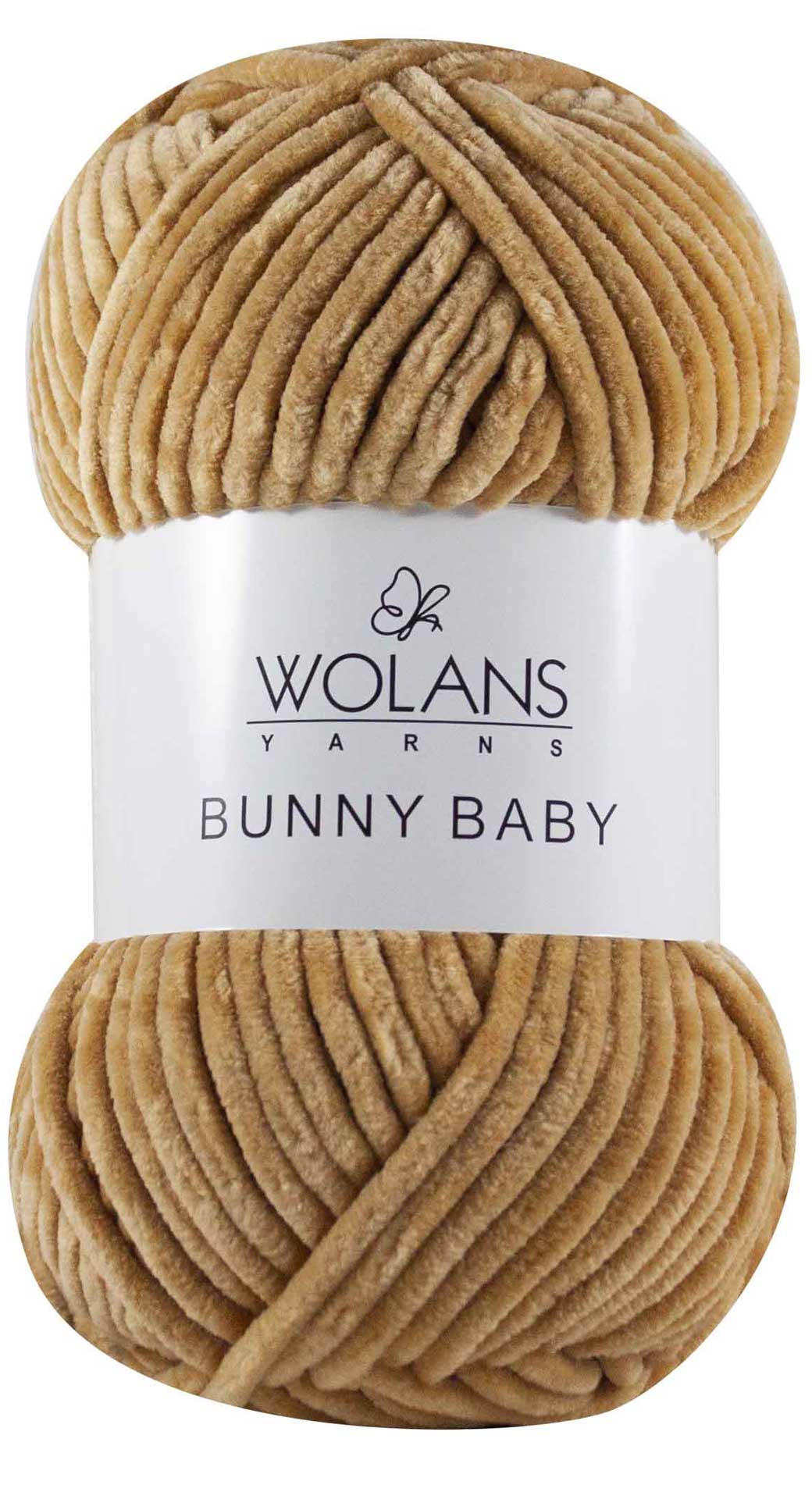 Пряжа Wolans Bunny baby 18 (светло-коричневый)