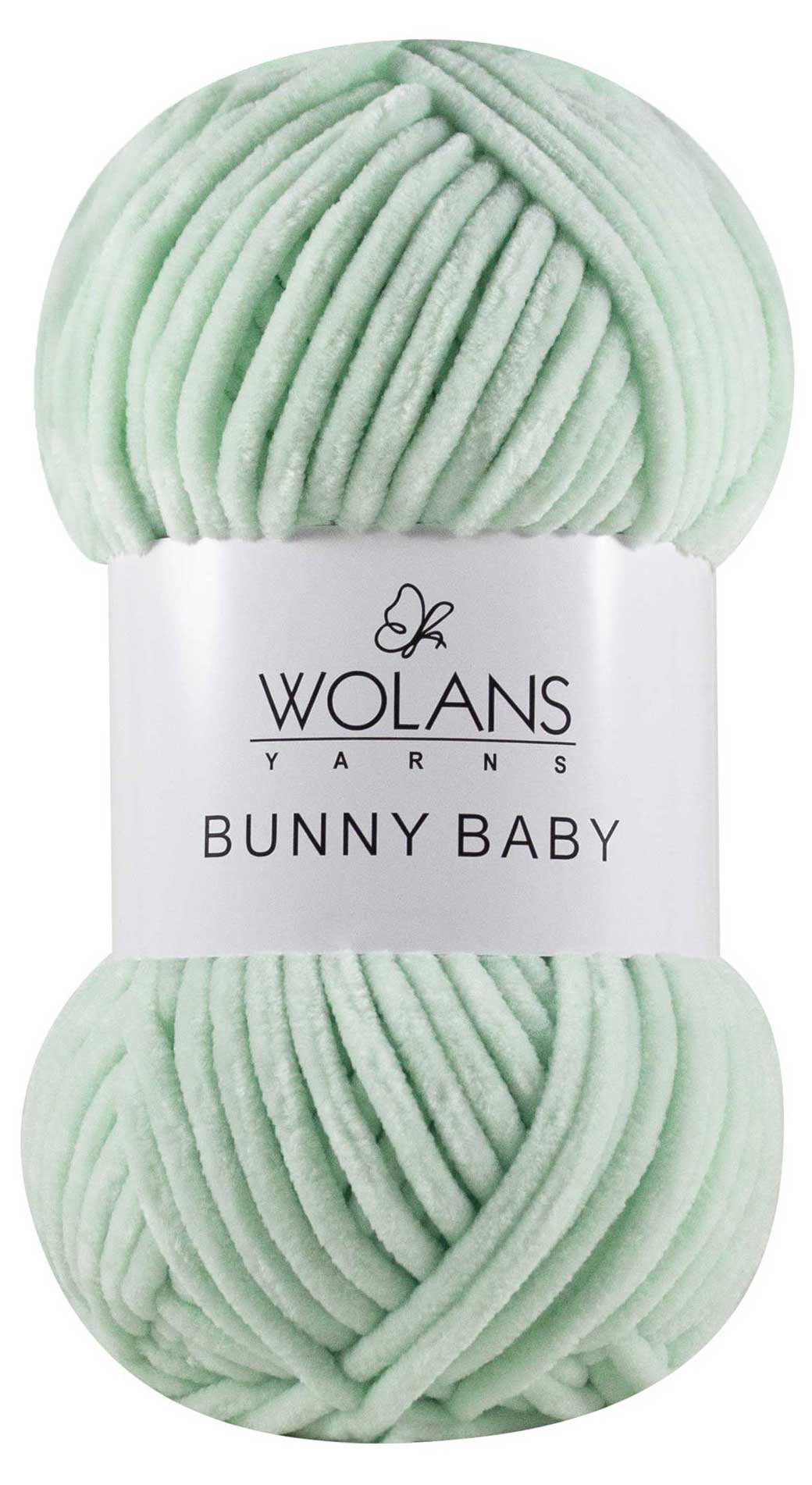 Пряжа Wolans Bunny baby 23 (светлая мята)