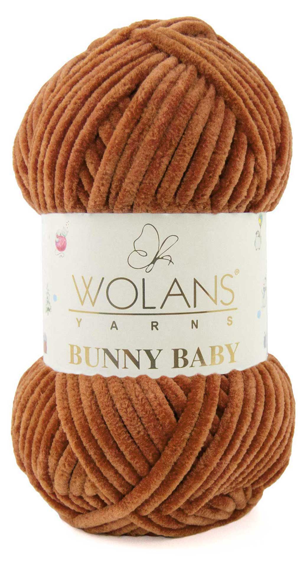 Пряжа Wolans Bunny baby 28 (терракот)