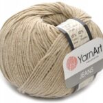 Пряжа YarnArt Jeans 48 (бежевый)