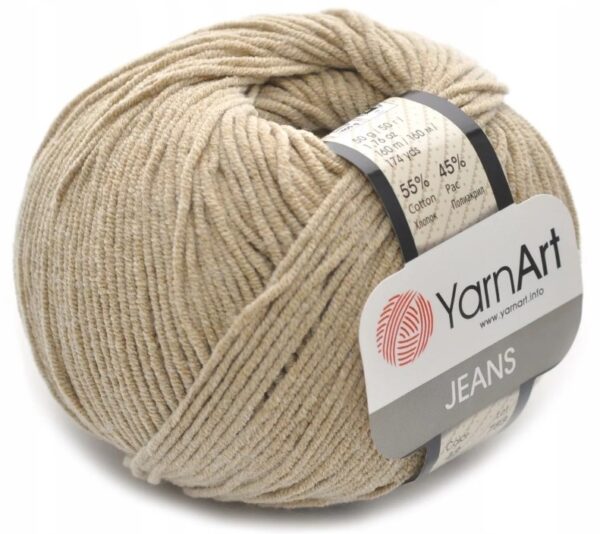 Пряжа YarnArt Jeans 48 (бежевый) Пряжа YarnArt Jeans 48 (бежевый)