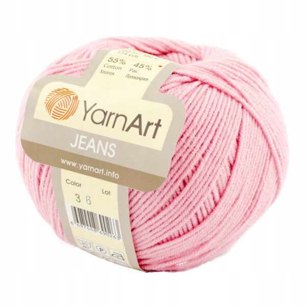 Пряжа YarnArt Jeans 36 (розовый) Пряжа YarnArt Jeans 36 (розовый)