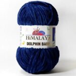 Пряжа Himalaya Dolphin Baby 80321 (темно-синий)