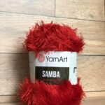 Пряжа YarnArt Samba 156 (красный)