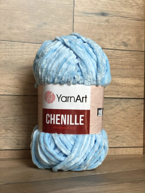 Пряжа YarnArt Chenille 549 (голубой)