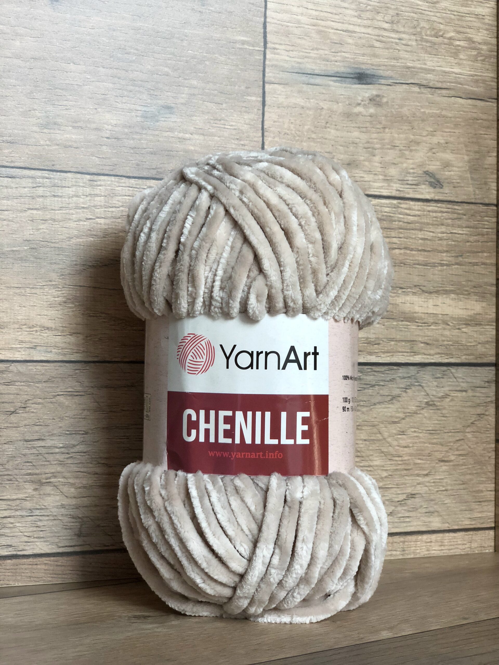 Пряжа YarnArt Chenille 571 (светло-бежевый)