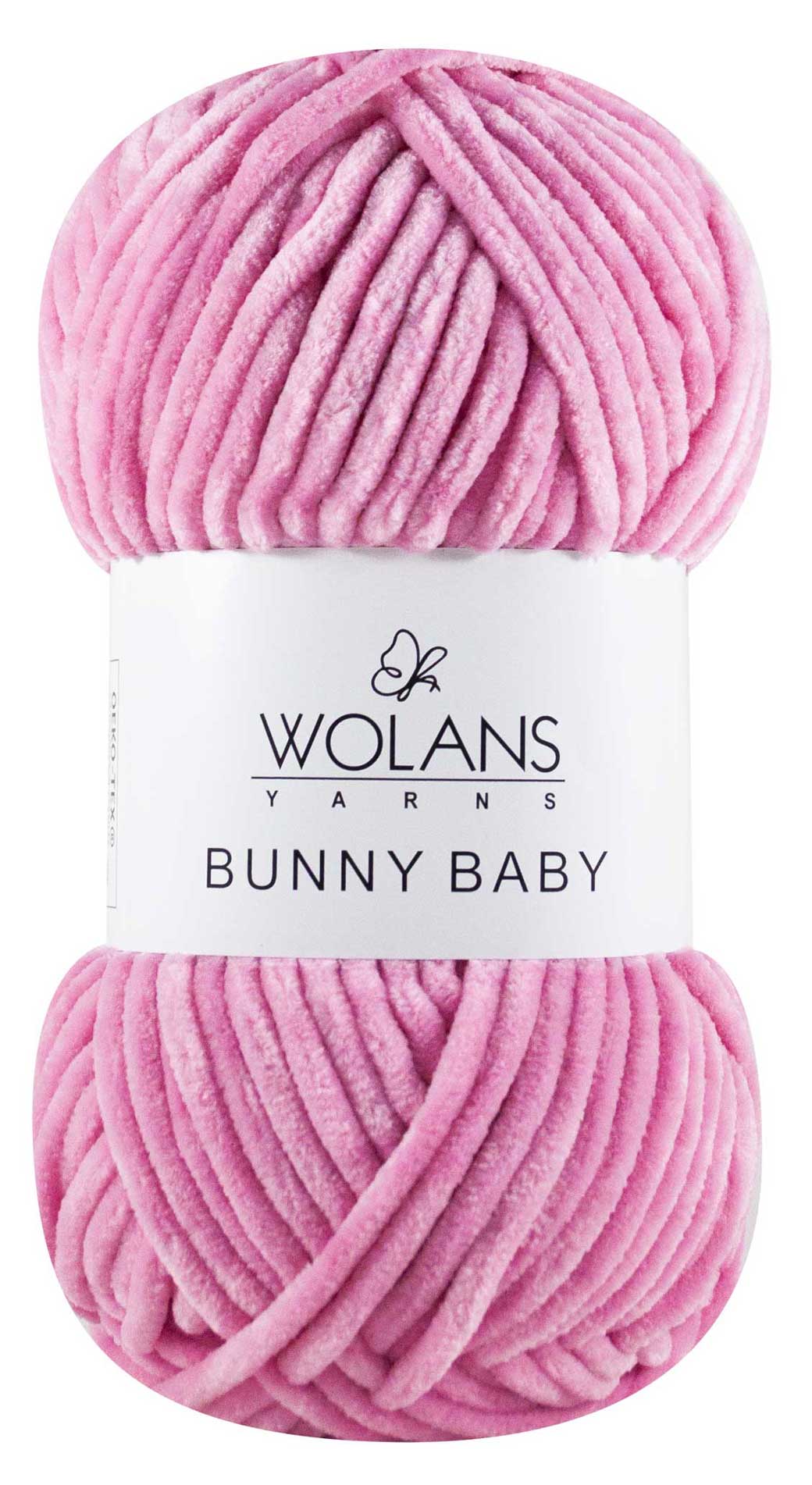 Пряжа Wolans Bunny baby 06 (темно-розовый)