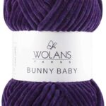 Пряжа Wolans Bunny baby 16 (фиолетовый)