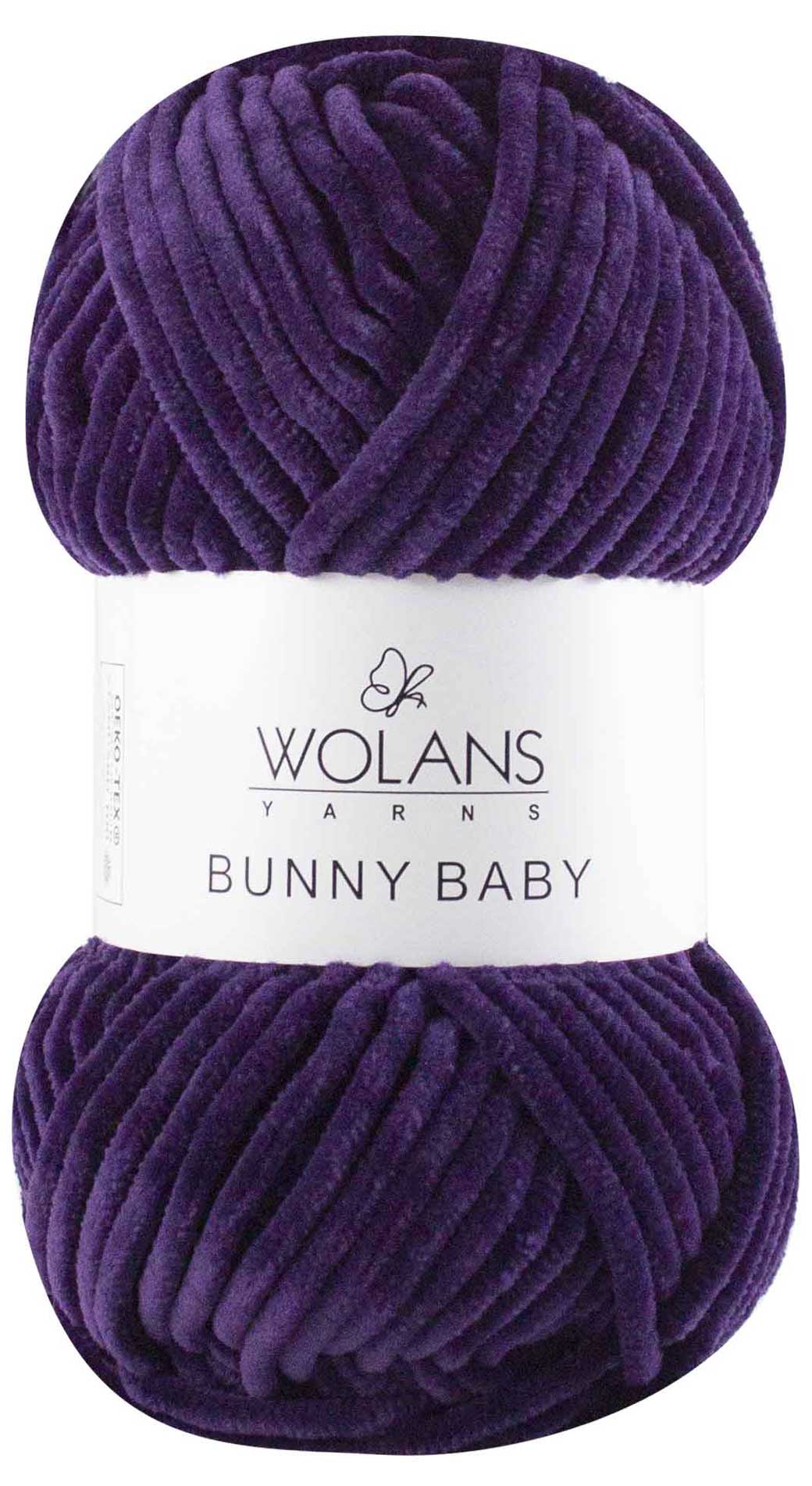 Пряжа Wolans Bunny baby 16 (фиолетовый)