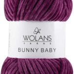 Пряжа Wolans Bunny baby 22 (фуксия)