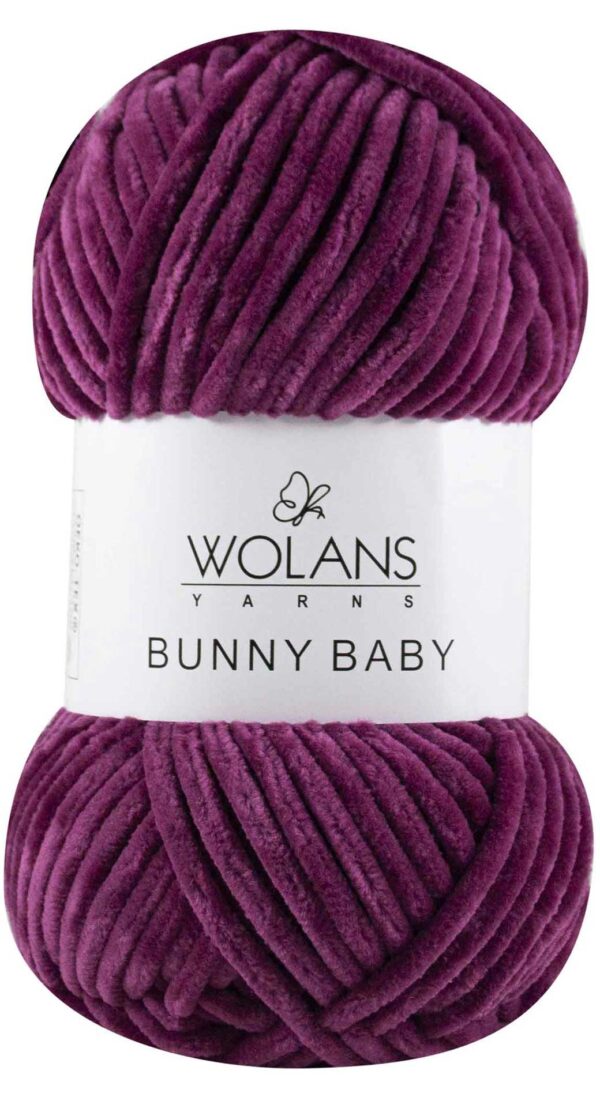 Пряжа Wolans Bunny baby 22 (фуксия)