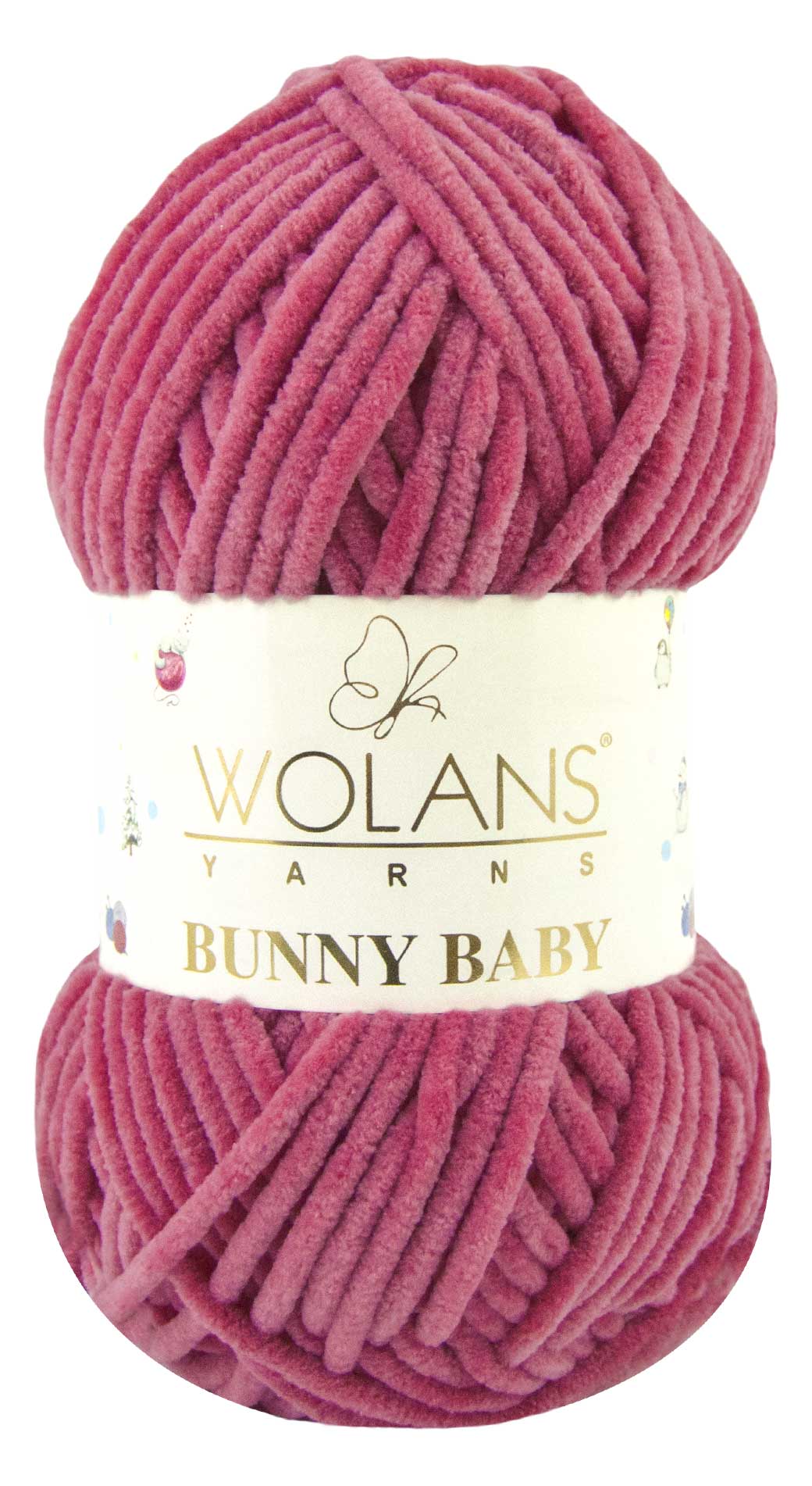 Пряжа Wolans Bunny baby 52 (орхидея)