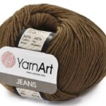 Пряжа YarnArt Jeans 40 (коричневый)