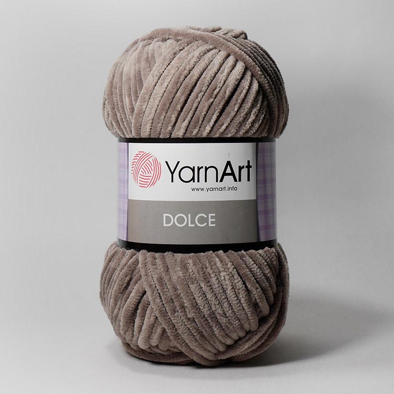 Пряжа Yarnart Dolce 754 (тёмно бежевый)