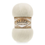 пряжа Alize Angora Gold 01 (молочный)