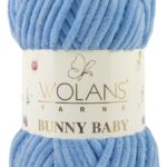 Пряжа Wolans Bunny baby 50 (светлый джинс)