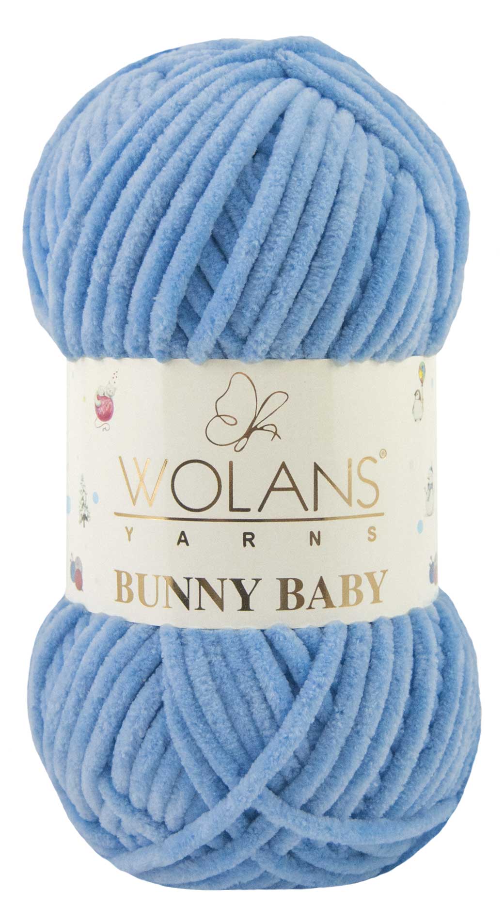 Пряжа Wolans Bunny baby 50 (светлый джинс)