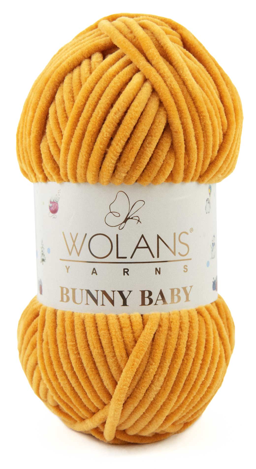 Пряжа Wolans Bunny baby 37 (горчица)