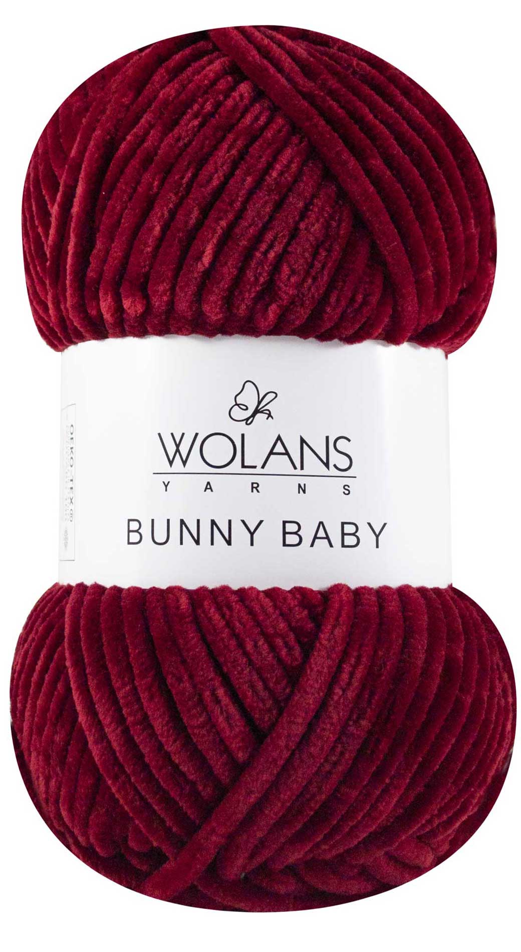 Пряжа Wolans Bunny baby 20 (вишня)