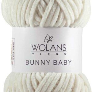 Пряжа Wolans Bunny baby 34 (кремовый)