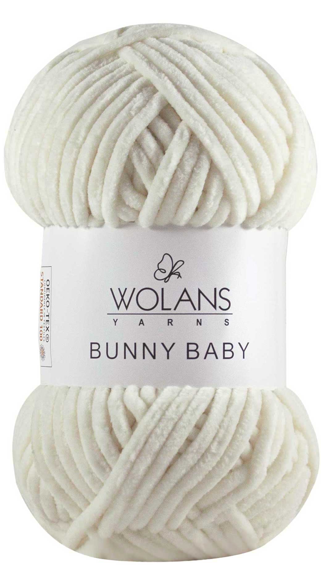 Пряжа Wolans Bunny baby 34 (кремовый)