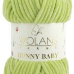 Пряжа Wolans Bunny baby 46 (фисташковый)