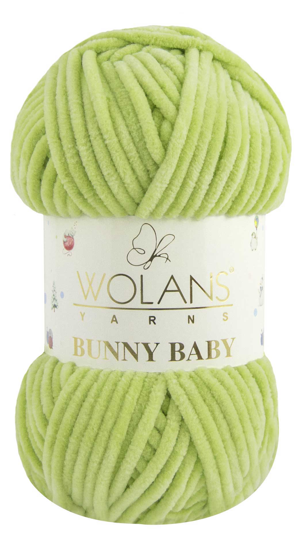 Пряжа Wolans Bunny baby 46 (фисташковый)