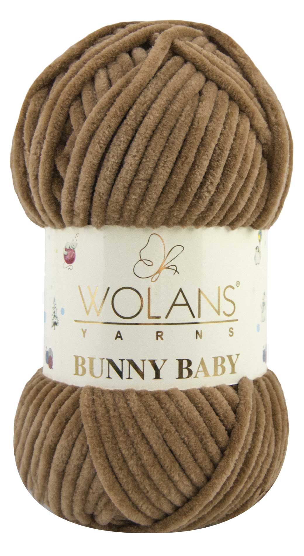 Пряжа Wolans Bunny baby 41 (молочный шоколад)