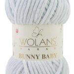 Пряжа Wolans Bunny baby 36 (светло-серый)