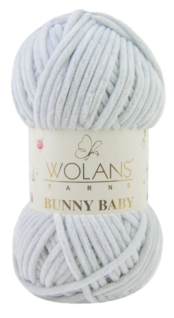 Пряжа Wolans Bunny baby 36 (светло-серый)