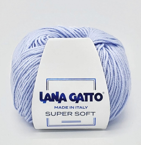 Пряжа Lana Gatto Super Soft 12260 (голубой)