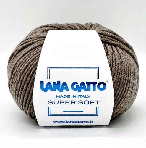 Пряжа Lana Gatto Super Soft 13777 (кофе с молоком)