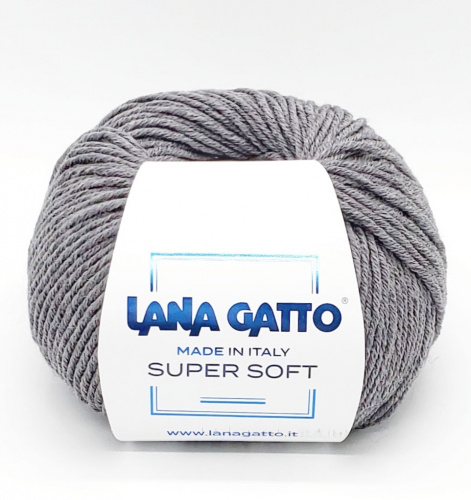 Пряжа Lana Gatto Super Soft 20742 (серый)