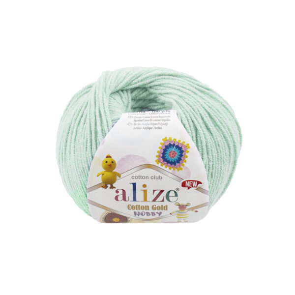 пряжа Alize Cotton Gold Hobby NEW 522 (мята)