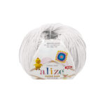 пряжа Alize Cotton Gold Hobby NEW 533 (светло-серый)