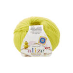 пряжа Alize Cotton Gold Hobby NEW 668 (лимонный)