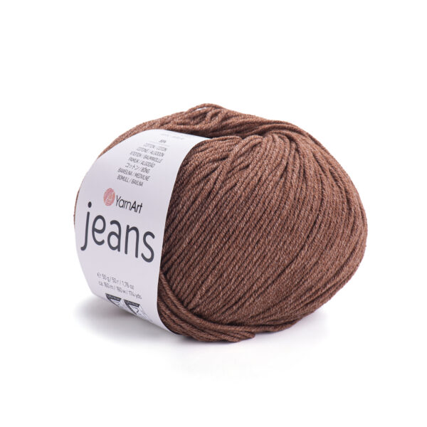 Пряжа YarnArt Jeans 70 (шоколад)