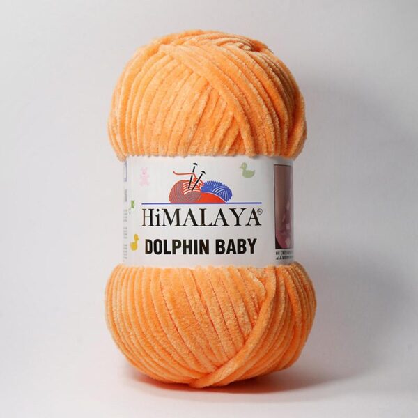 Пряжа Himalaya Dolphin Baby 80316 (оранжевый)