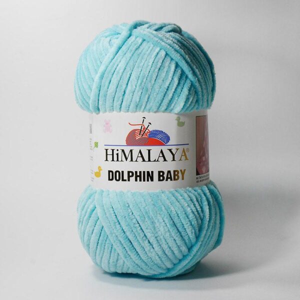 Пряжа Himalaya Dolphin Baby 80335 (светлая бирюза)