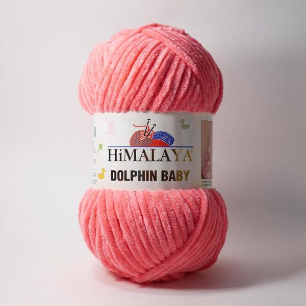 Пряжа Himalaya Dolphin Baby 80324 (ярко розовый)